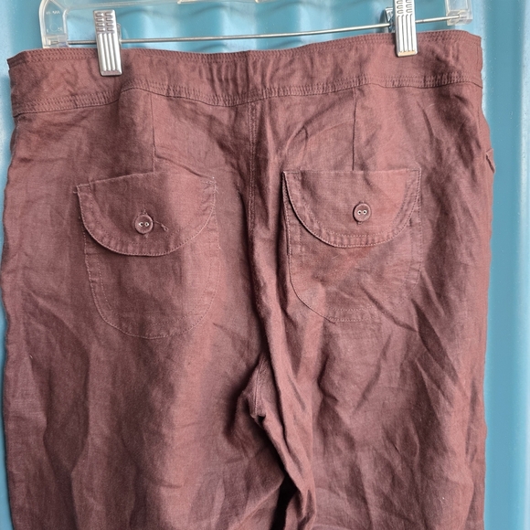 Kenar Brown Cargo Pants Relaxed Fit Size 8 - Picture 6 of 13